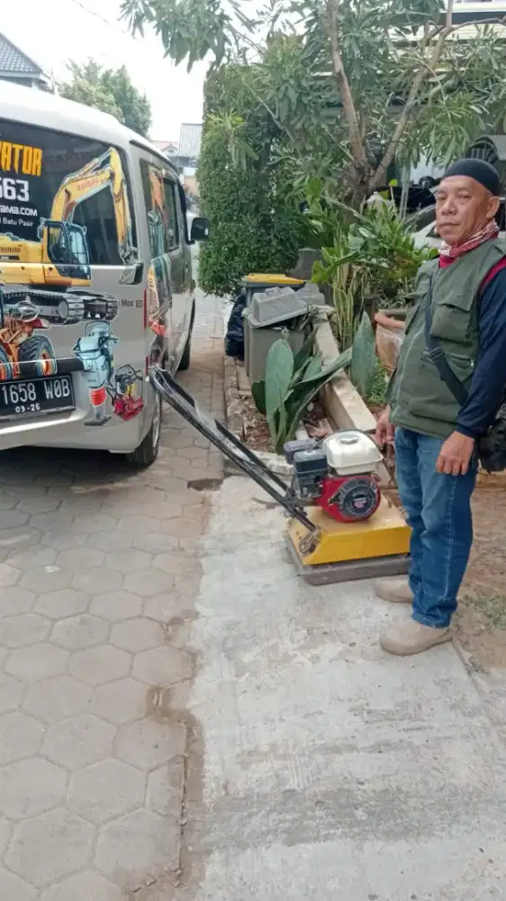 Stamper kuda baby roller 2ton genset 5000watt