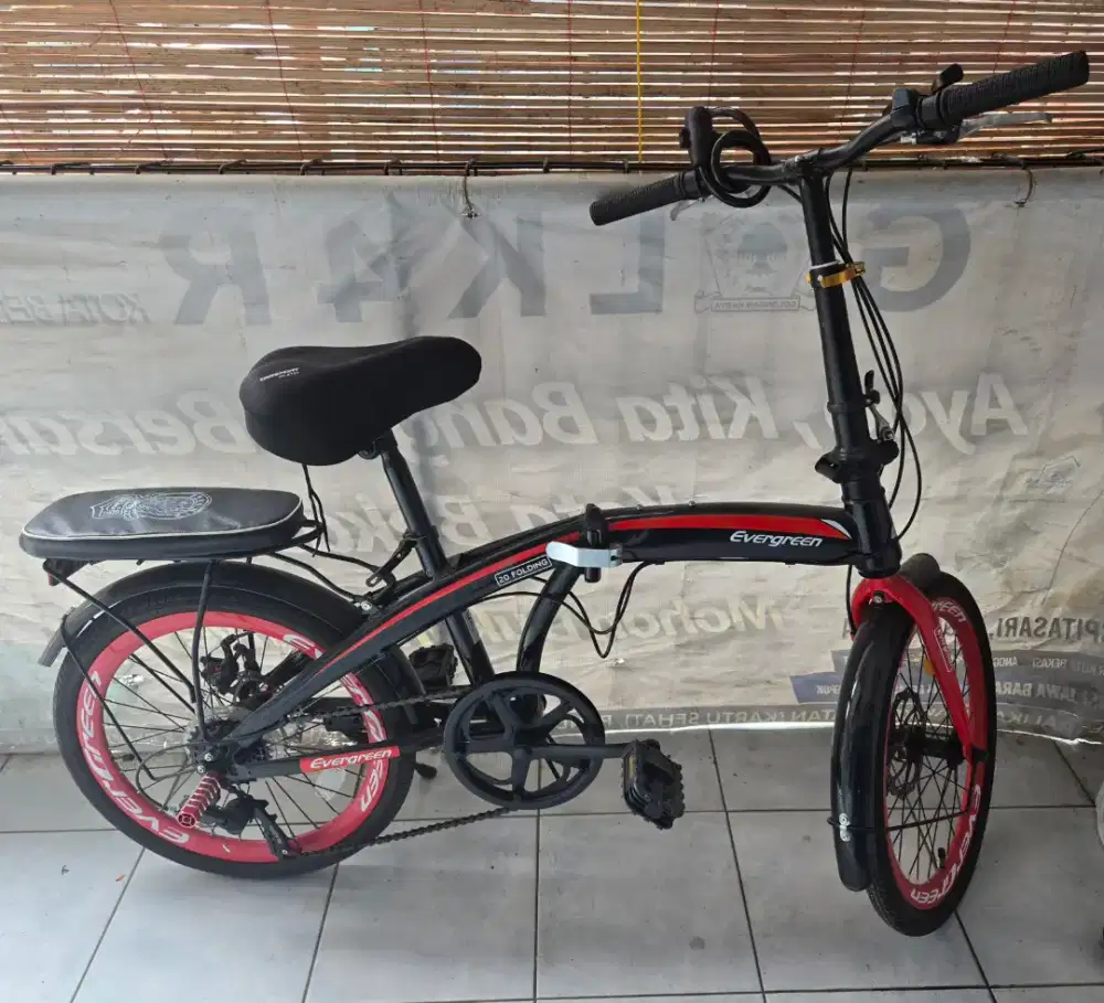 Sepeda Lipat Evergreen 20 inch Folding like new