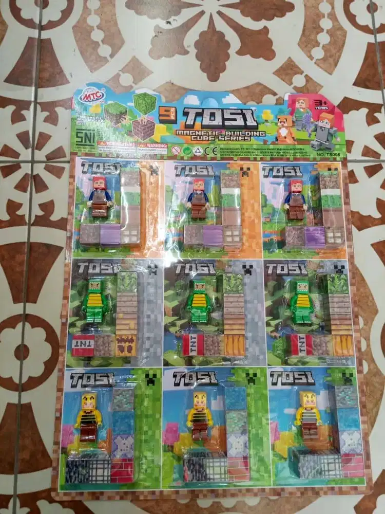 mainan anak lego minecrafttt harga per-pcs