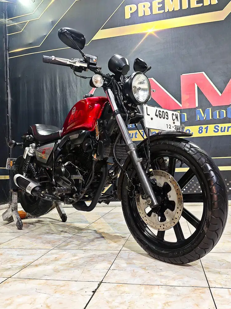 Beneli Evo 200cc Red Metalic Mewah Th 2018. Anugerah Motor Rungkut