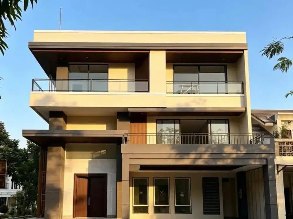 Rumah Mewah Hoek Kuldesak di Mayfield Greenwich Park BSD City