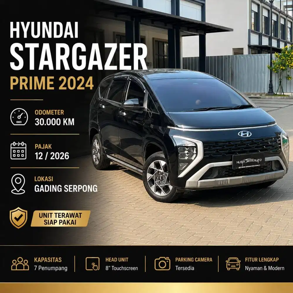 Hyundai Stargazer Prime 2024 Odo 30K