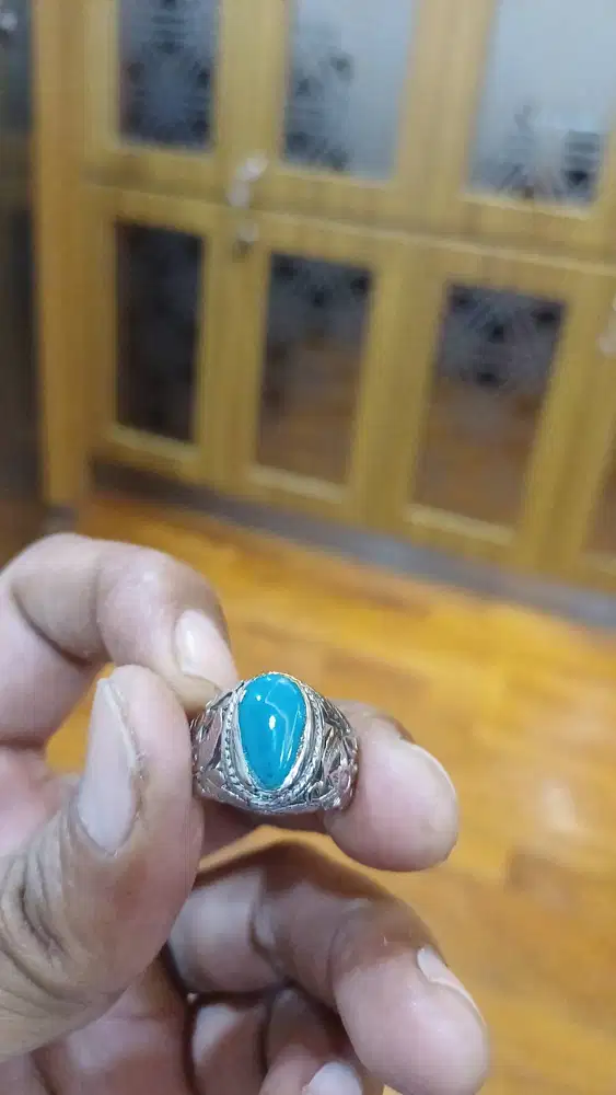Batu bacan doko biru kantoran ajib