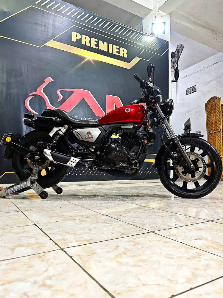 Beneli Evo 200cc Red Metalic Mewah Th 2018. Anugerah Motor Rungkut