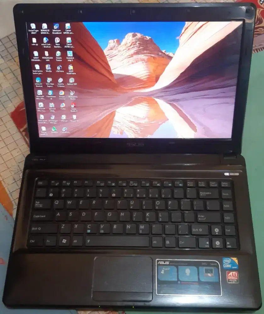 Laptop Asus A42J Segel Mulus