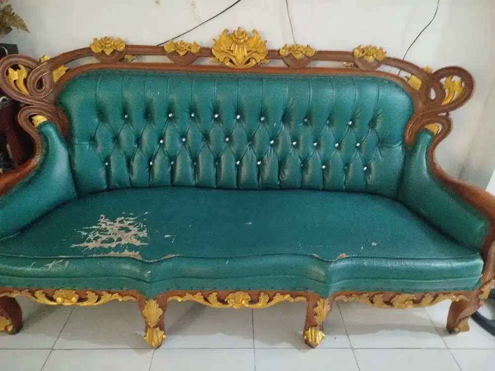Sofa kayu set kursi tamu