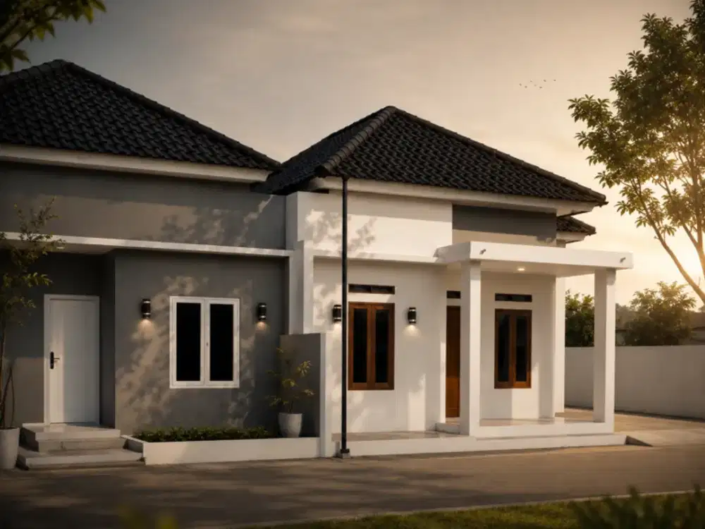 SIAP BANGUN RUMAH 1 LANTAI LUWES GENTAN KE TIMUR HARGA CUMAN 500JUTAAN BURUAN MILIKI UNITNYA