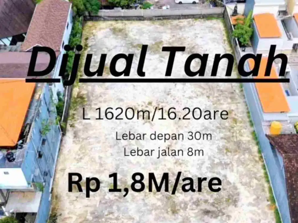 Tanah 16,2 are, jalan pandawa - nakula - Legian Bali