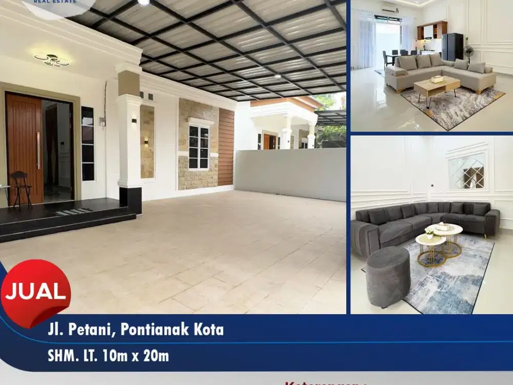 Rumah Fully Furnished Jalan Petani, Pontianak