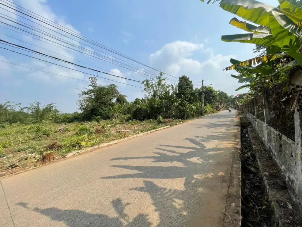 Tanah Cisauk Termurah - SHM 170Jtan - Strategis Pinggir Jalan Dekat Stasiun Jatake - 15 Menit AEON Eastvara