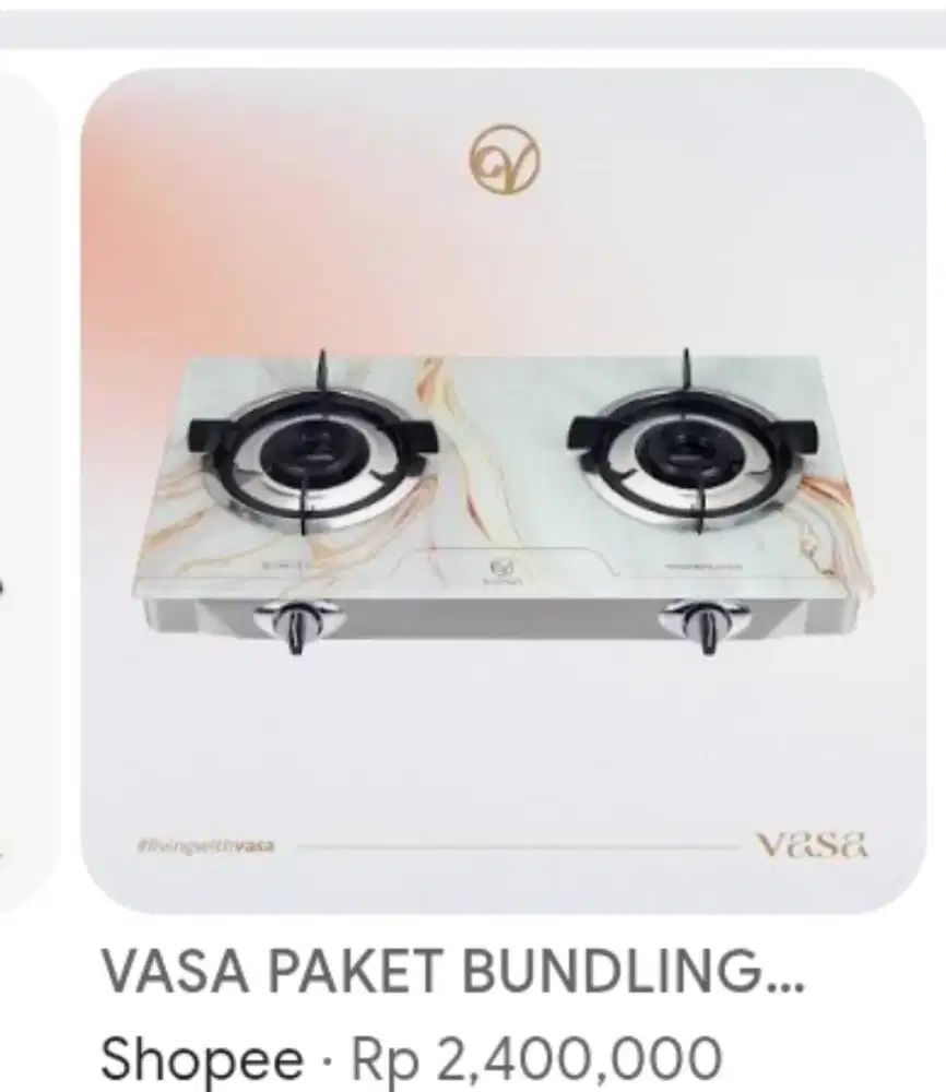 Jual murah Kompor 2 tungku