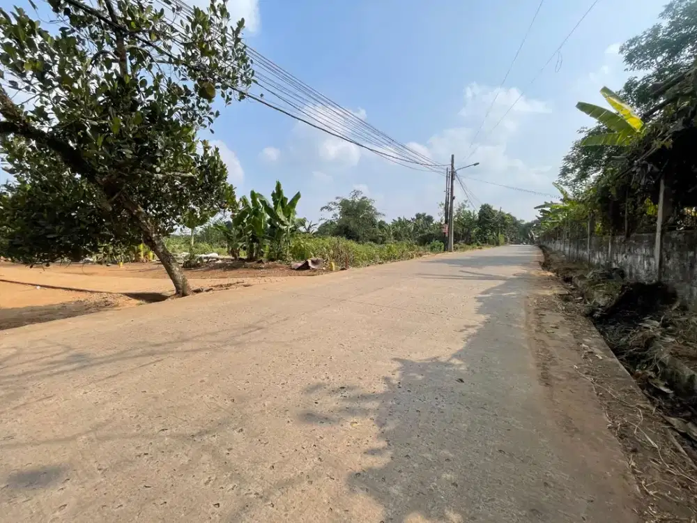 Tanah Cisauk Termurah - SHM - Strategis Pinggir Jalan Dekat Stasiun Jatake - 3Km Tol Legok - Cocok Invest/Hunian