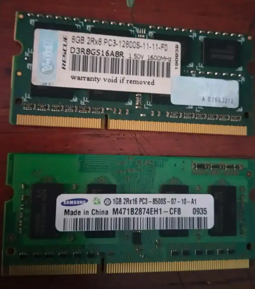 RAM Laptop DDR3 8GB + 16GB