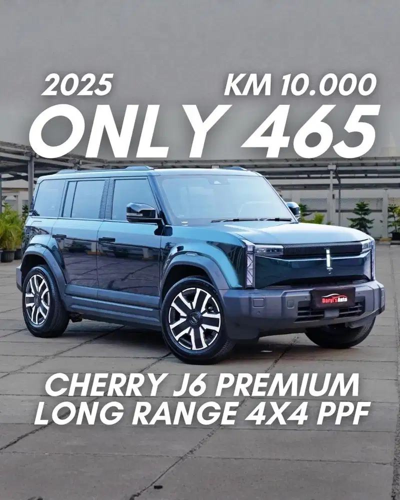 Cherry J6 IWD Premium Long Range 4x4 FULL PPF