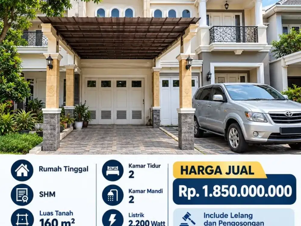 Rumah murah jl perumahan rafflesia hils depok