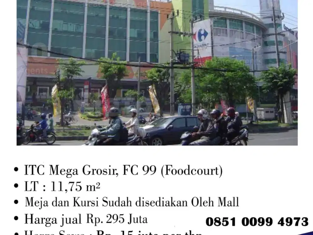 Dijual/Disewa Cepat! ITC Mega Grosir, FC 99 ( Foodcourt)