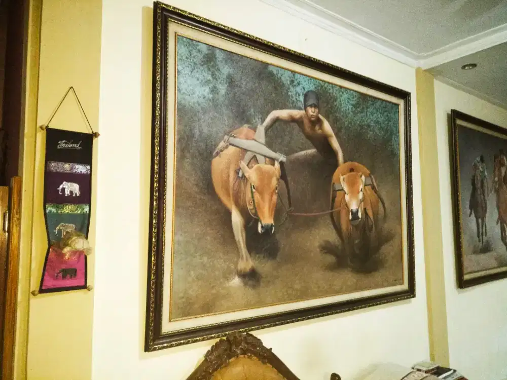 Lukisan Karapan sapi