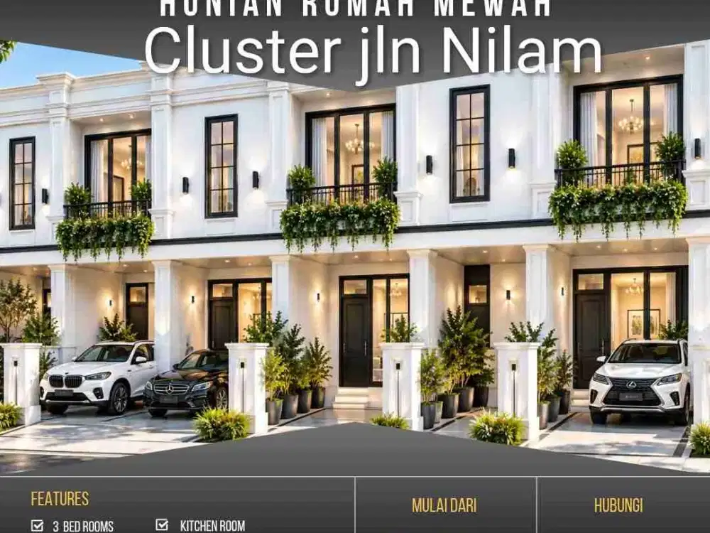 Di jual Rumah Premium Bergaya Clasik jln  Nilam Kemayoran Jakarta pusat