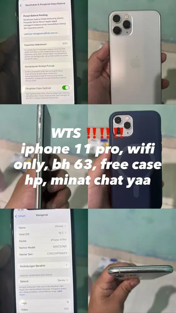 DIJUAL IP 11 PRO