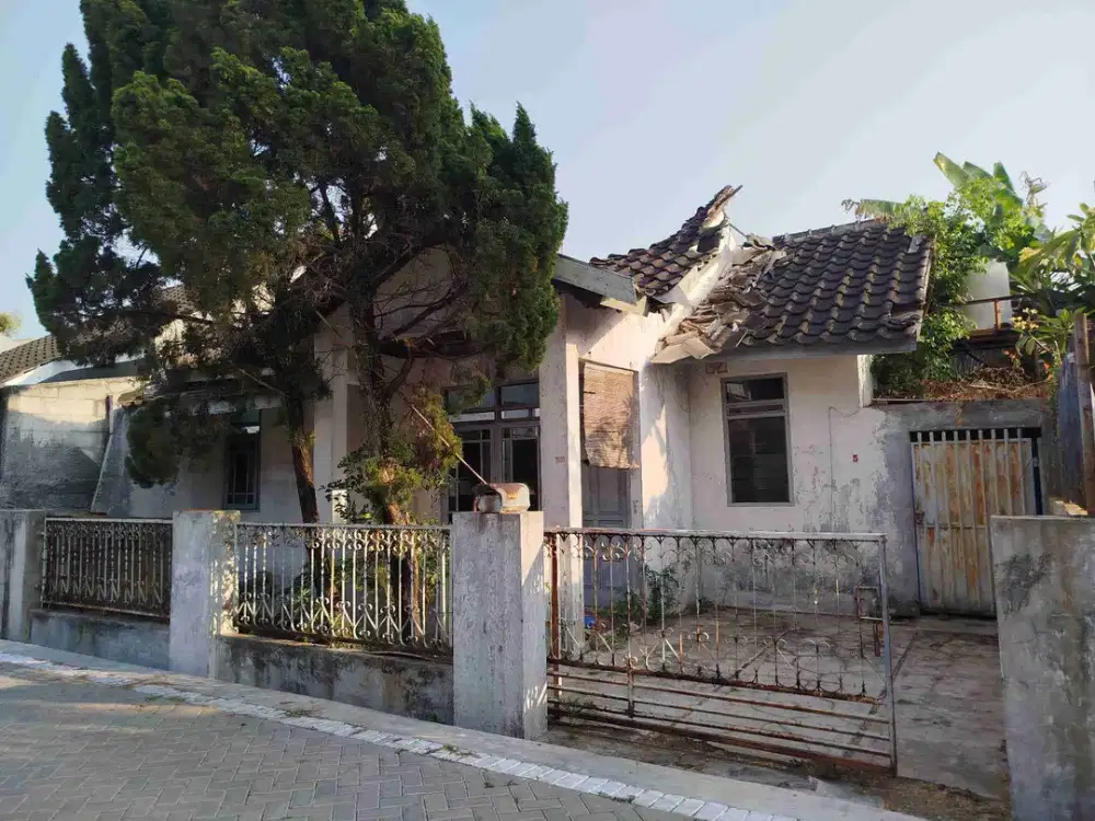 Jual tanah ada bangunan dekat jalan Majapahit