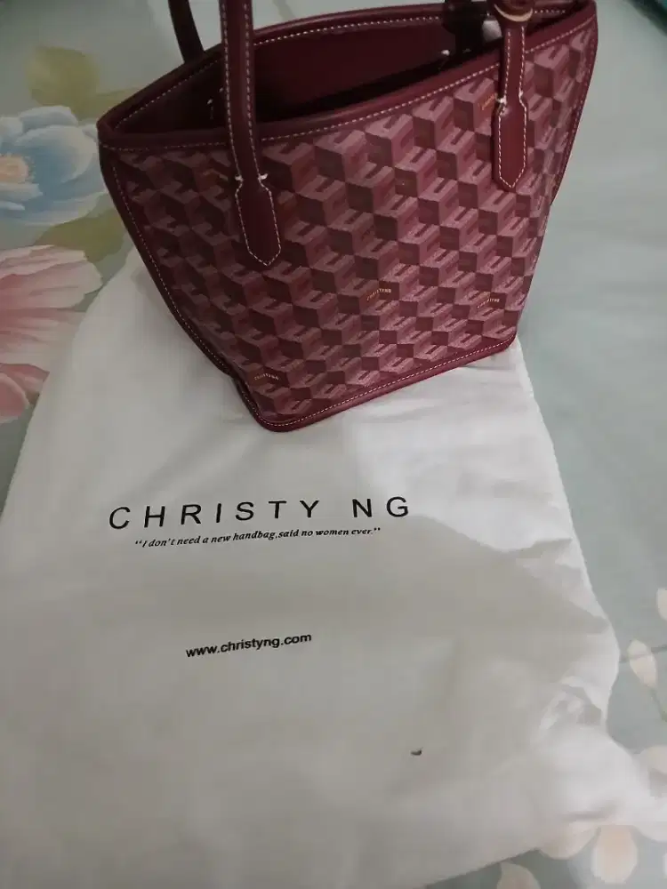 Tas christy Ng merah
