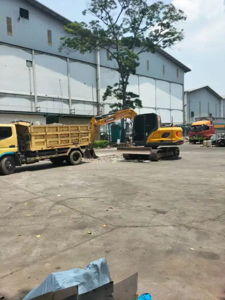 Dumptruck index 7m³ excavator pc 75 bucket breaker