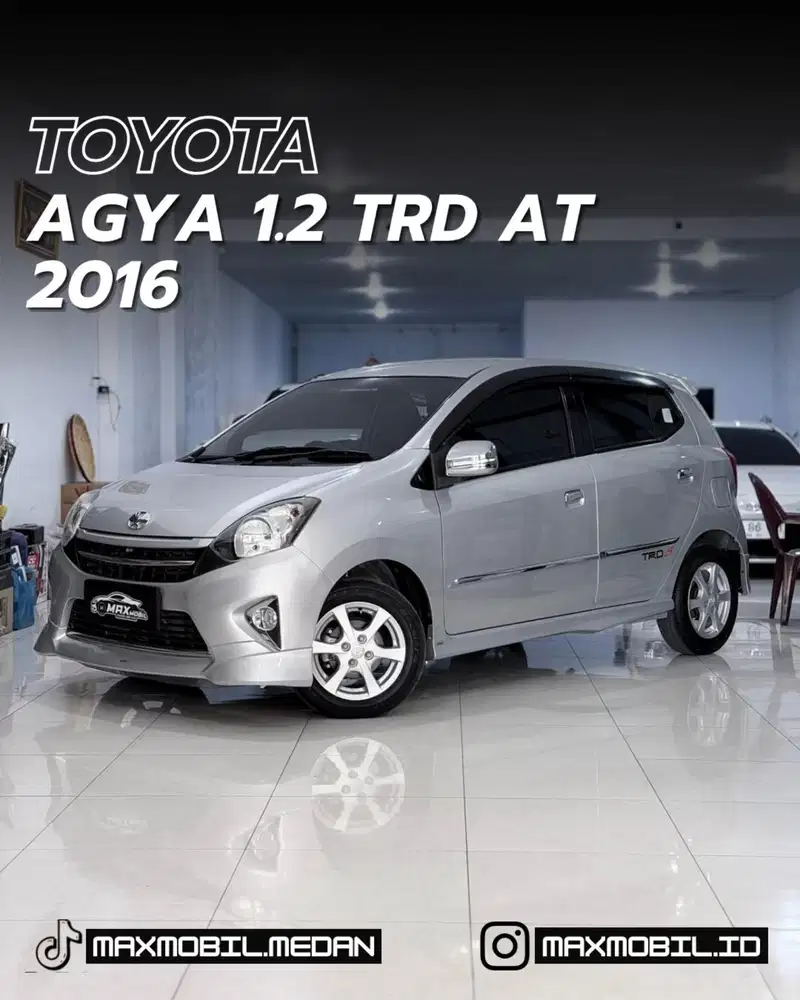 [ODO 90RB‼️] TOYOTA AGYA 1.0 G TRD AT 2016 pemakaian 2017