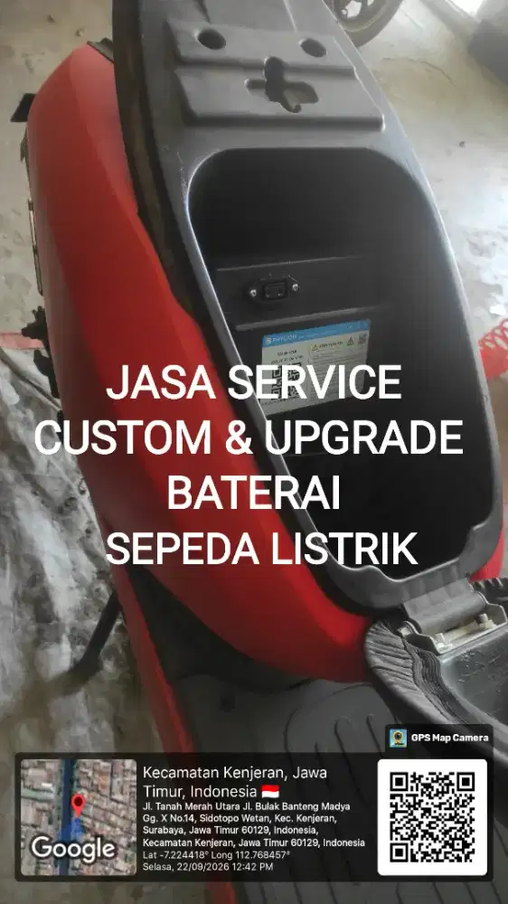 BERKUALITAS!! Jasa kustom & service sepeda listrik uwinfly, ofero, dsb