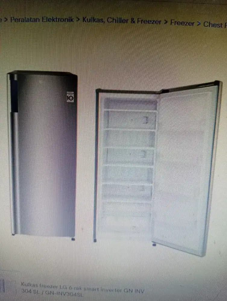Di Jual Murah Freezer LG