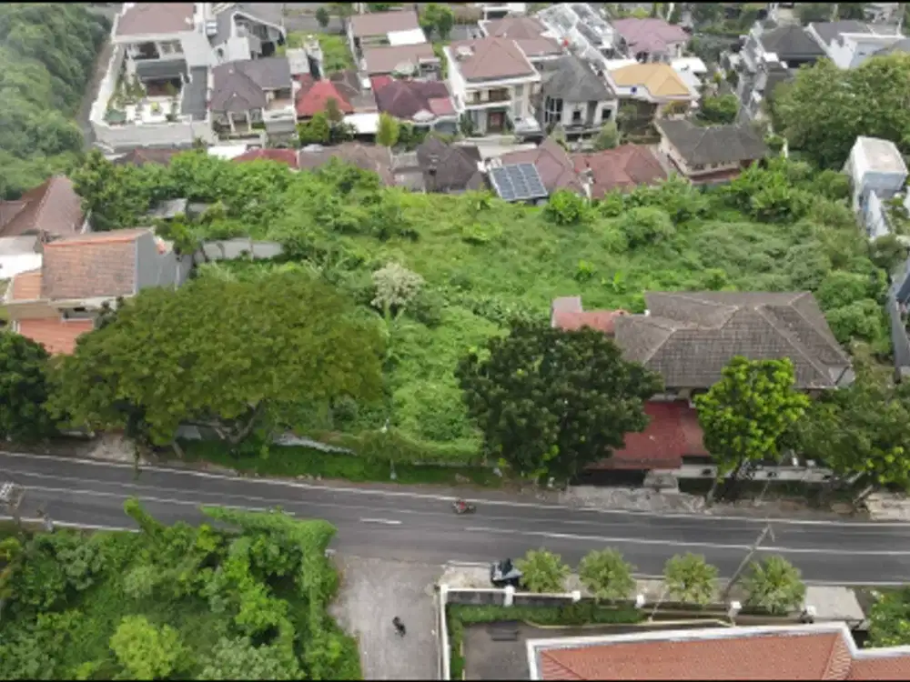 Tanah strategis Kota Semarang Mainroad dijual SHM siap bangun lingkungan nyaman view kota semarang nego