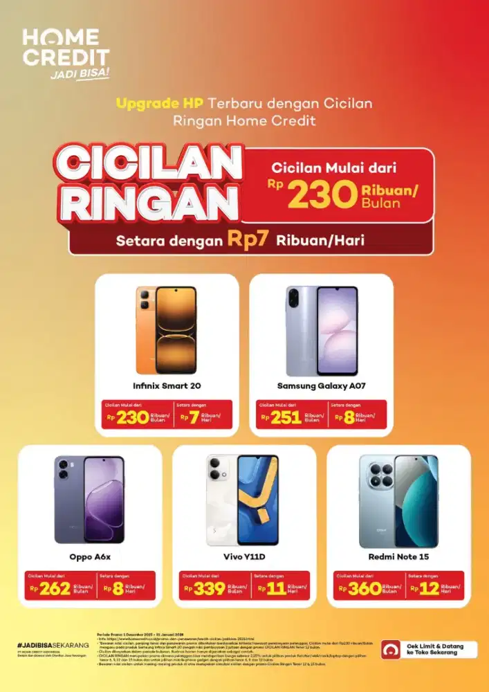 Promo cicilan dengan Home Credit