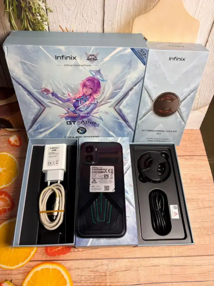 Jual hp infinix GT 50 pro 5g 12/512 cooling edition open dus saja