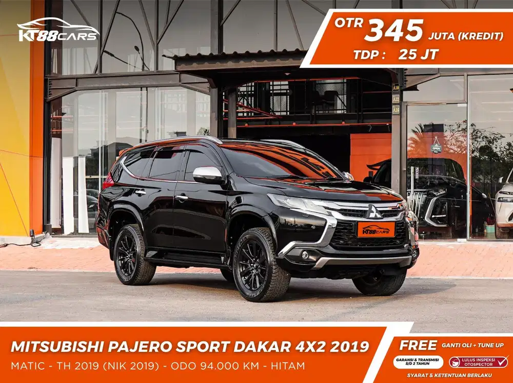 [BERGARANSI] MITSUBISHI PAJERO SPORT DAKAR 4x2 SUNROOF MATIC THN 2019