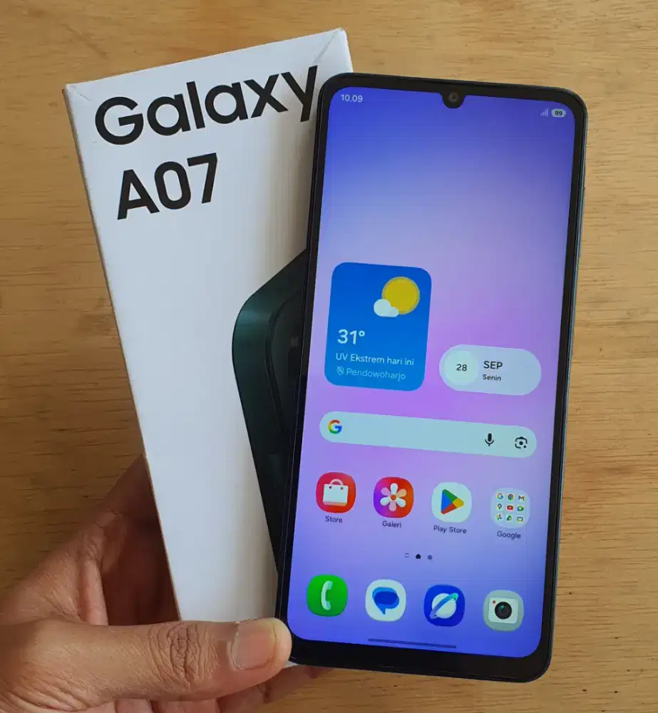 Samsung A07 4+4/64 fullset ori