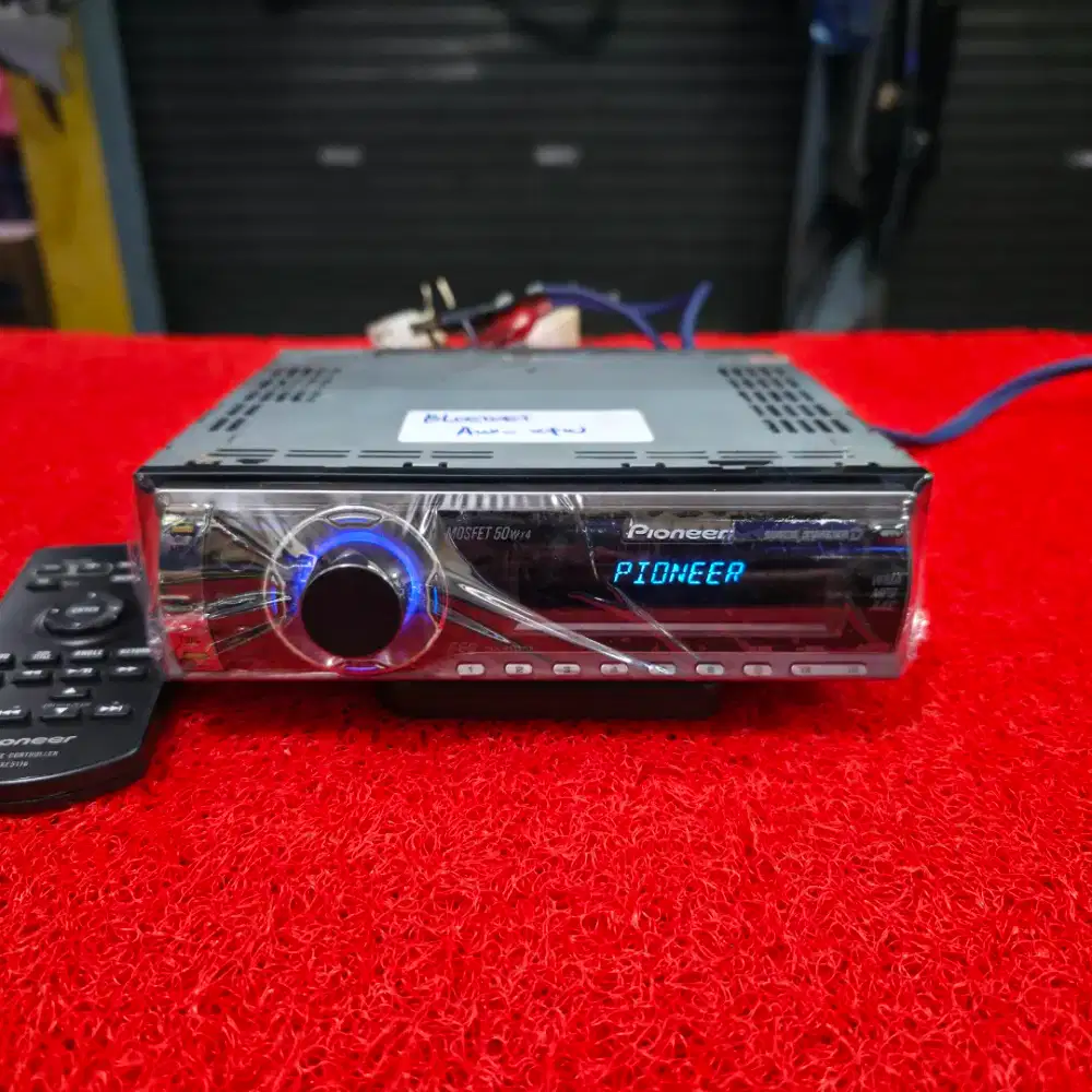 Head Unit Single Din Pioneer DEH-P5950IB CD Sudah dipasang Bluetooth