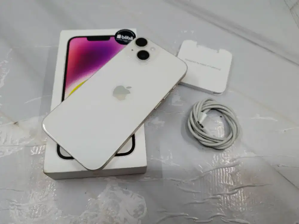 iPhone 14 Starlight 128GB iBox On garansi