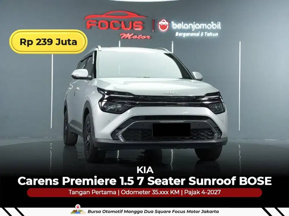 [ GARANSI 5THN ] KIA Carens Premiere 1.5 Sunroof BOSE 2022/2023/2024