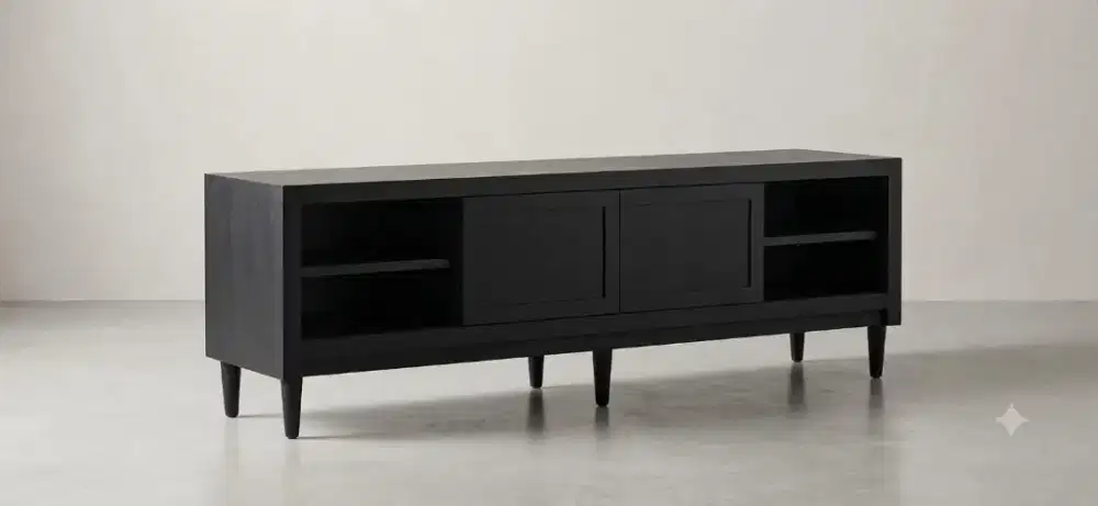 7 Unit Ethan Allen Tv Cabinet USA Asli Like New Ex Lelang