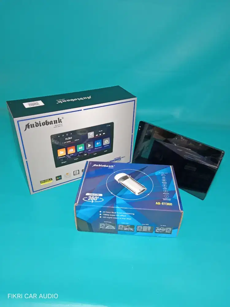 Ples Pasang Head Unit Android AUDIOBANK 9 4/64 OS13 & Camera 360