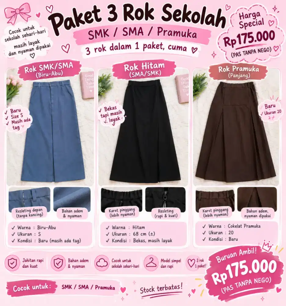 rok sekolah sma smk