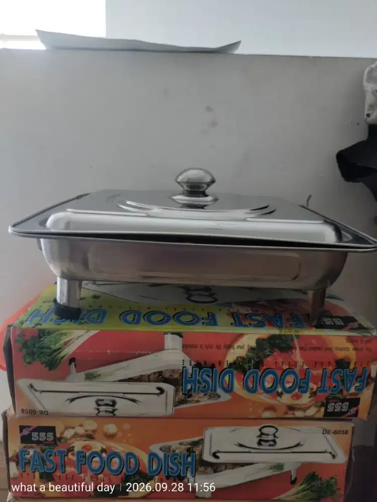 Dijual tempat lauk stainless steel