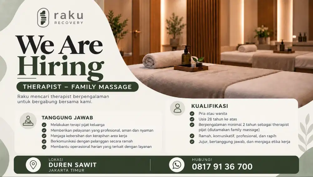Terapis Family Massage Berpengalaman