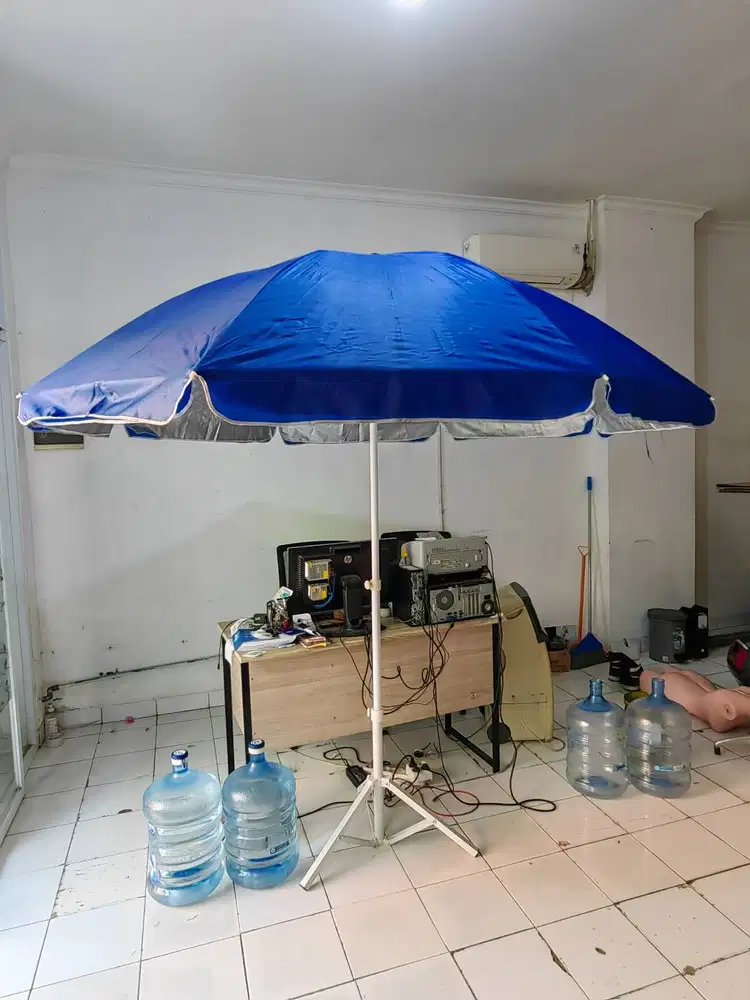 Hugo Payung Jualan Tenda Lapak Pantai 260cm Jumbo Extra Besar Anti UV