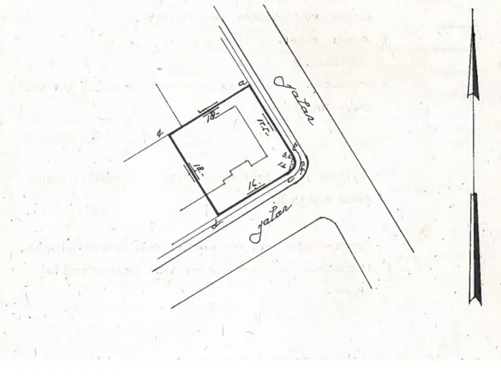 DIJUAL HITUNG TANAH – KAVLING HOOK DALAM CLUSTER TAMAN KEBON JERUK INTERCON