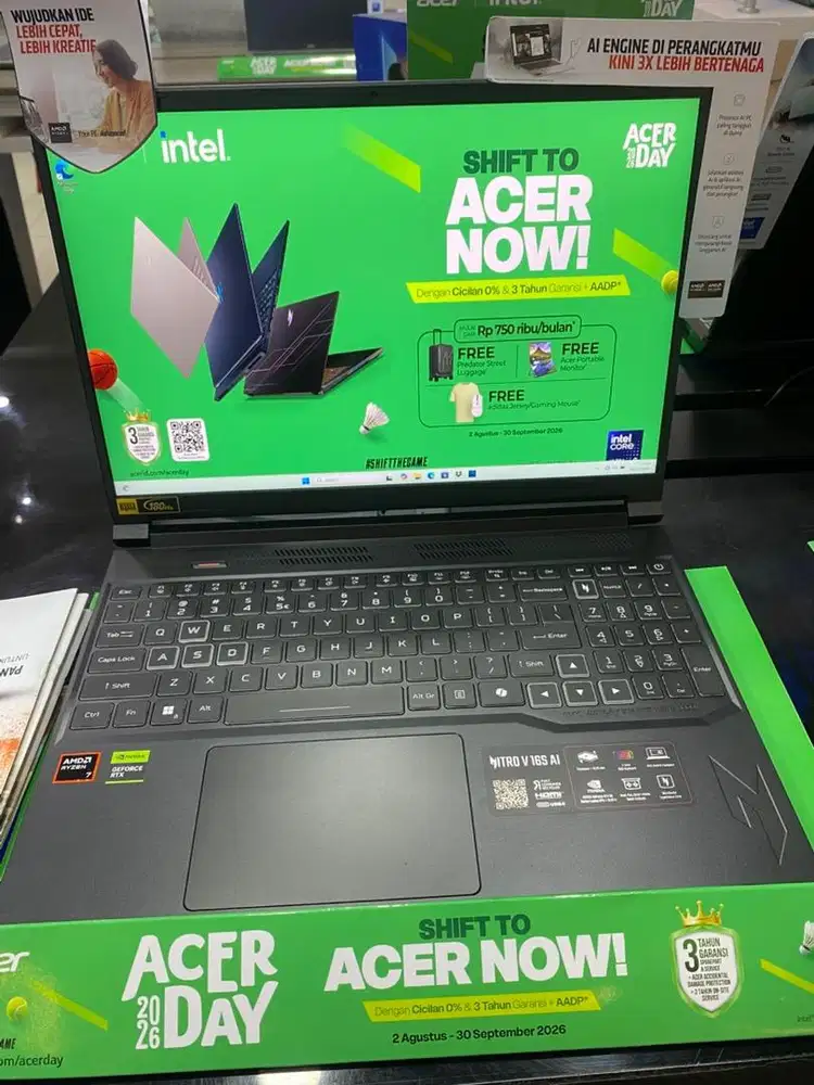 ACER NITRO V 16S AI — SIAP GASPOL BUAT GAMING & MULTITASKING!