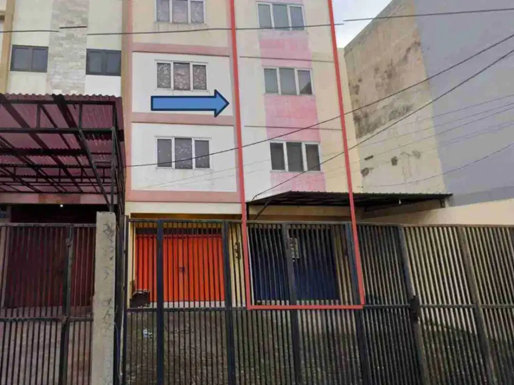 Lelang ruko 3 Lantai jalan gula bongkaran surabya