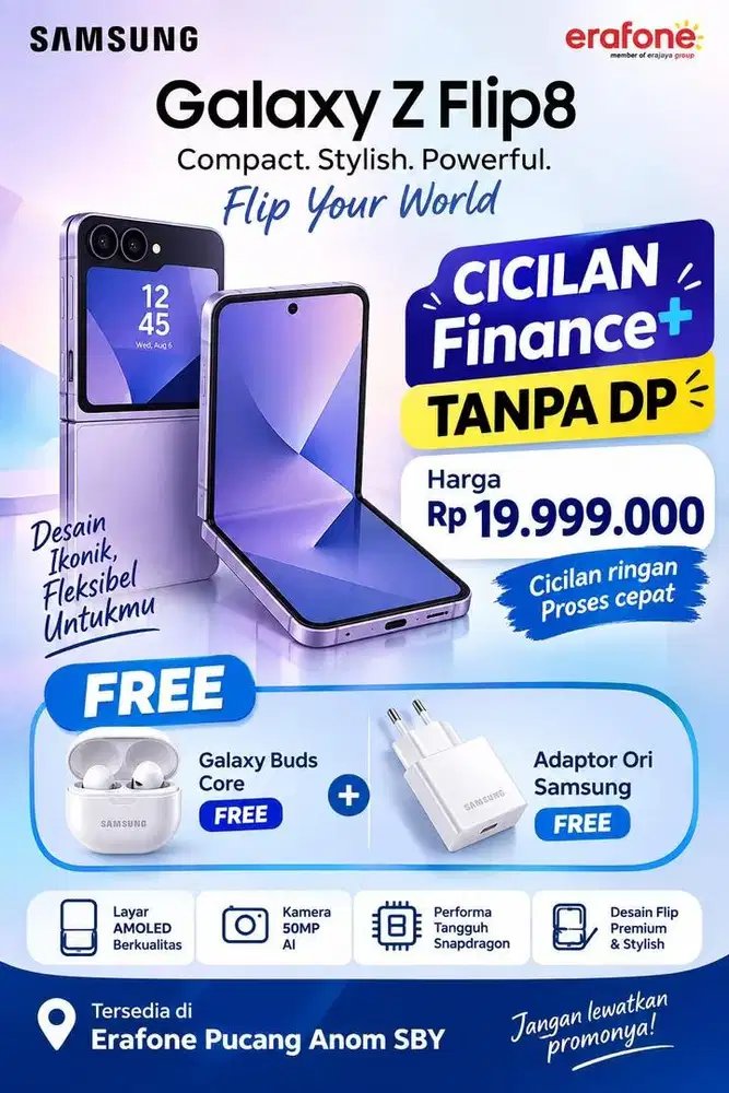 SamsunG z flip 8 promo