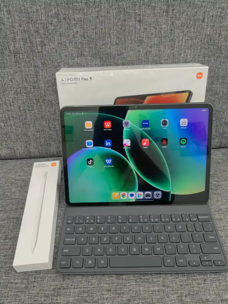 Xioami pad 8 8/256 Fulset ori keybord pensil 1 minggu pakai likenew