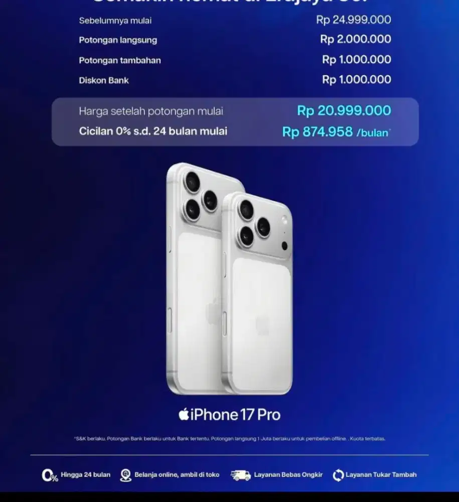 Kredit iphone 17 pro