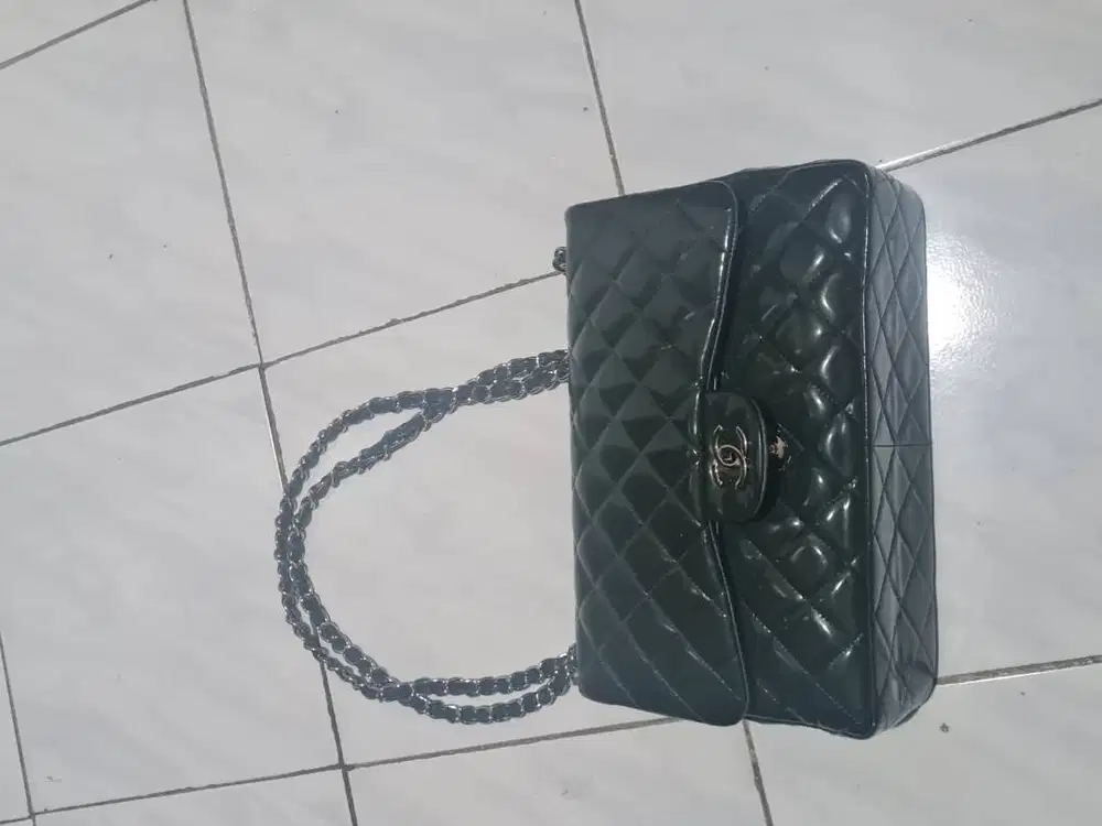 Tas Wanita Merk Channel warna hijau